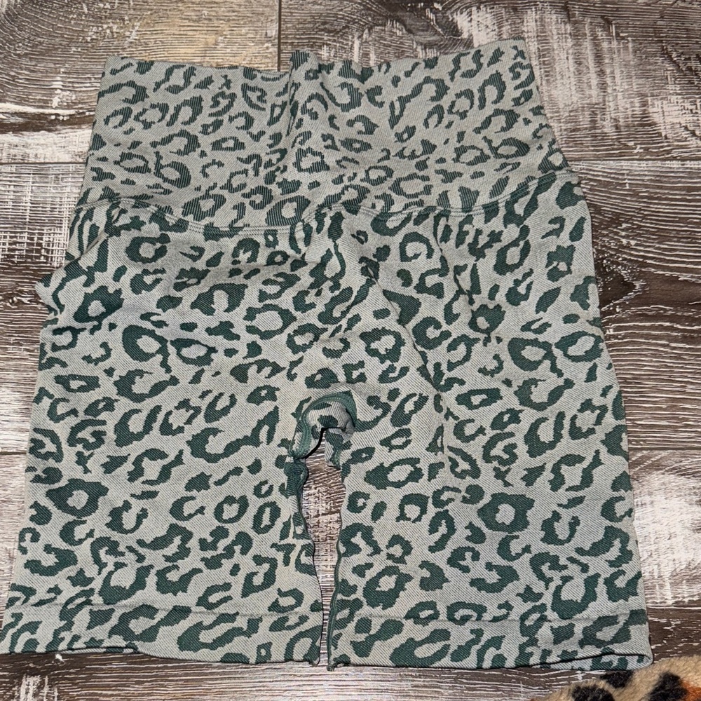 Leopard Print Kids Shorts
